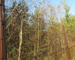 3D забор 1,7 м*196 м коричневый