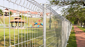 3D забор 1,7 м*73 м белый